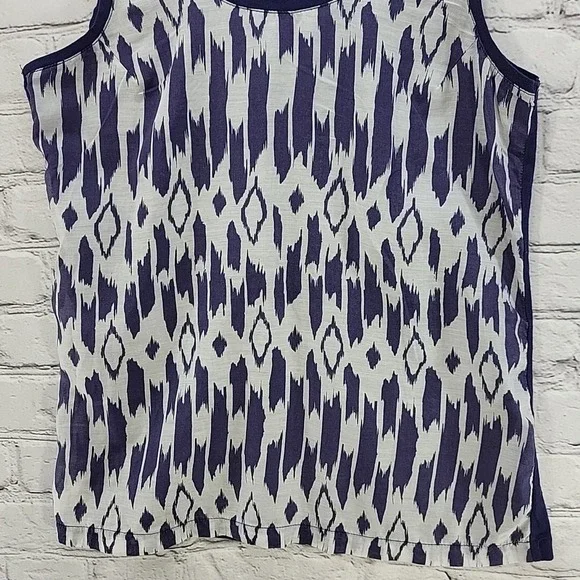 Y2K J. Crew Tank Top Womens XXS Navy Blue Silk Blend Slim Festival Hippie Boho - Picture 2 of 9